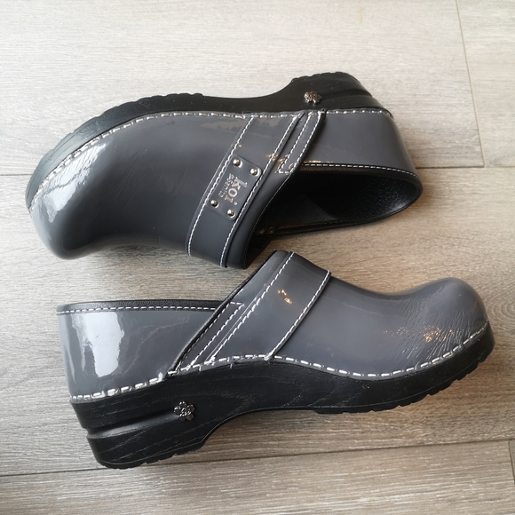 NEW! KOI Sanita Women's Lindsey Professional Clogs Nursing Shoes Patent leather - Picture 7 of 16